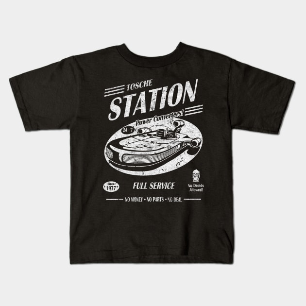 tosche station Kids T-Shirt by lindyss